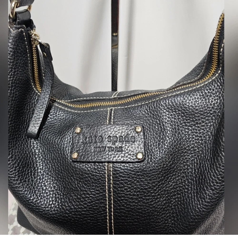 Kate Spade Pebbled Leather Black Shoulder Bag
